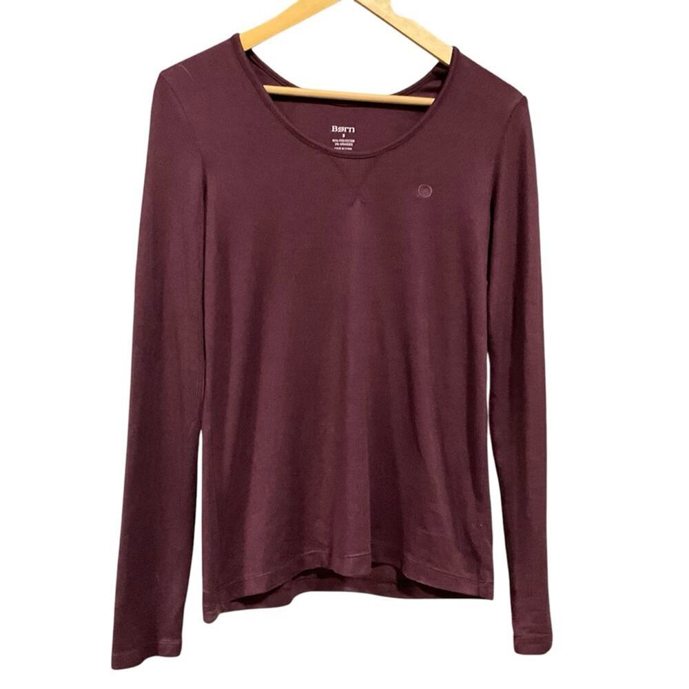 Born Long Sleeve Maroon Women’s Top